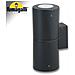 FRANCA 90 2L WALL NERO SATIN LED GU10 7W CCT 3WHITE - Foto miniatura 1